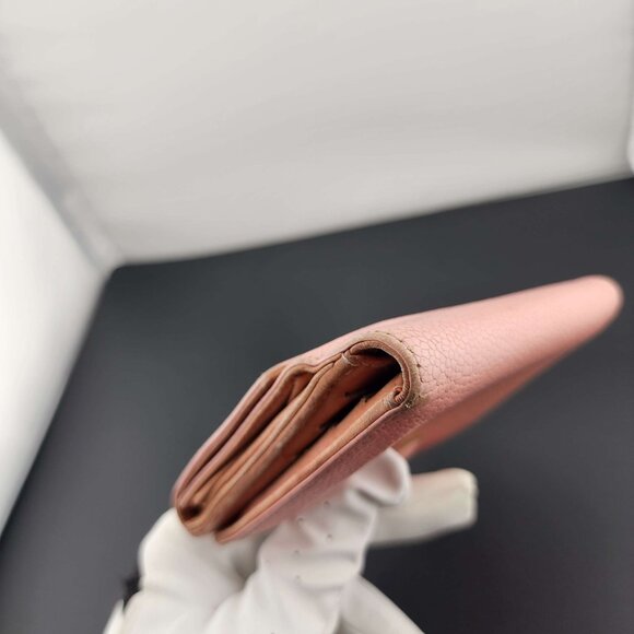 CHANEL Pink Caviar Skin CoCo Mark Bifold Wallet & Coin Purse - Picture 10 of 14